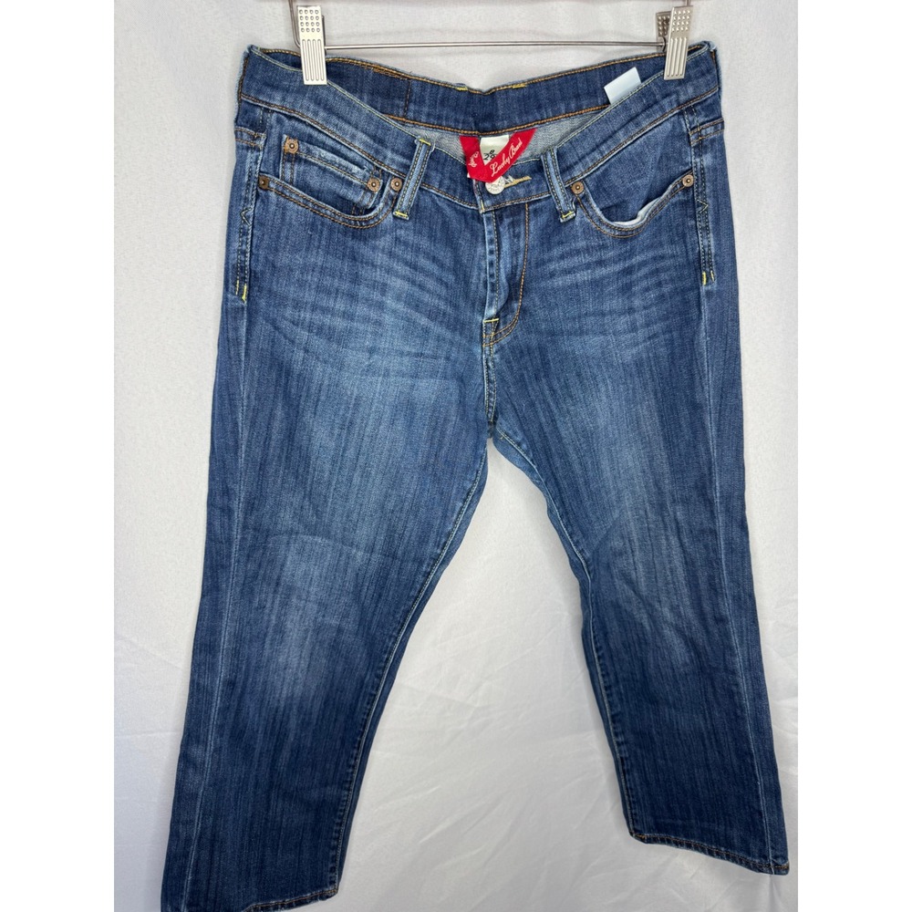 Lucky Brand Crop Jeans Womens 8/29 Medium Wash Stretch Denim Cropped Pants